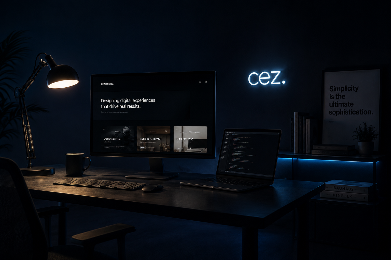 Inside the CezDesigns studio